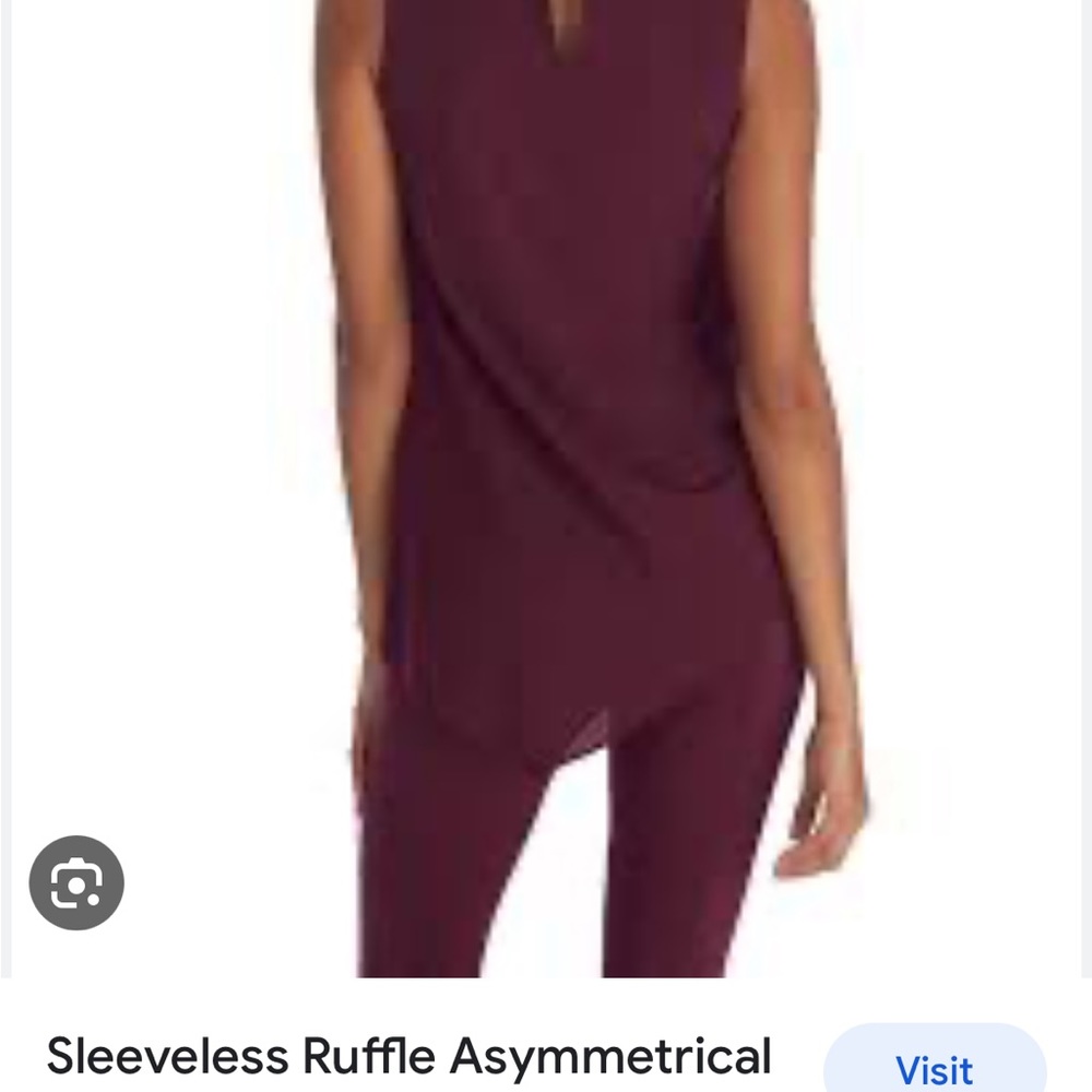NWT: WHBM CASCADING RUFFLE TUNIC - Picture 6 of 6